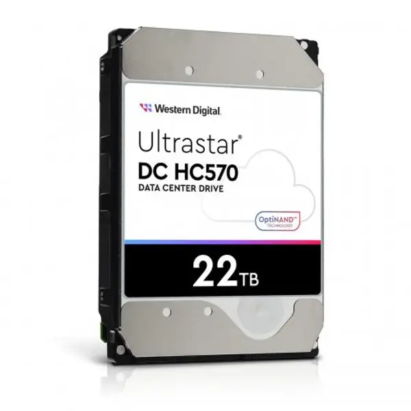 ULTRASTAR WUH722222ALE6L4, 3.5", 22TB, 512Mb, 7200 Rpm, 7/24 Enterprise, DATA CENTER-GÜVENLİK-NAS-SERVER, HDD (DC HC570) (0F48155)