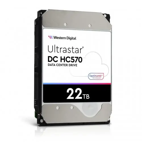ULTRASTAR WUH722222ALE6L4, 3.5", 22TB, 512Mb, 7200 Rpm, 7/24 Enterprise, DATA CENTER-GÜVENLİK-NAS-SERVER, HDD (DC HC570) (0F48155)