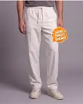 Erkek Rahat Kalıp Keten Pantolon-1