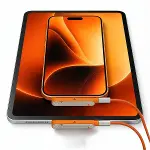 240W Type-C Şarj Standı, Katlanabilir Cep Telefonu Standı, Type-C Uyumlu Şarj Kablosu Konnektörü ve Masaüstü Telefon Tutucu (4745)-4