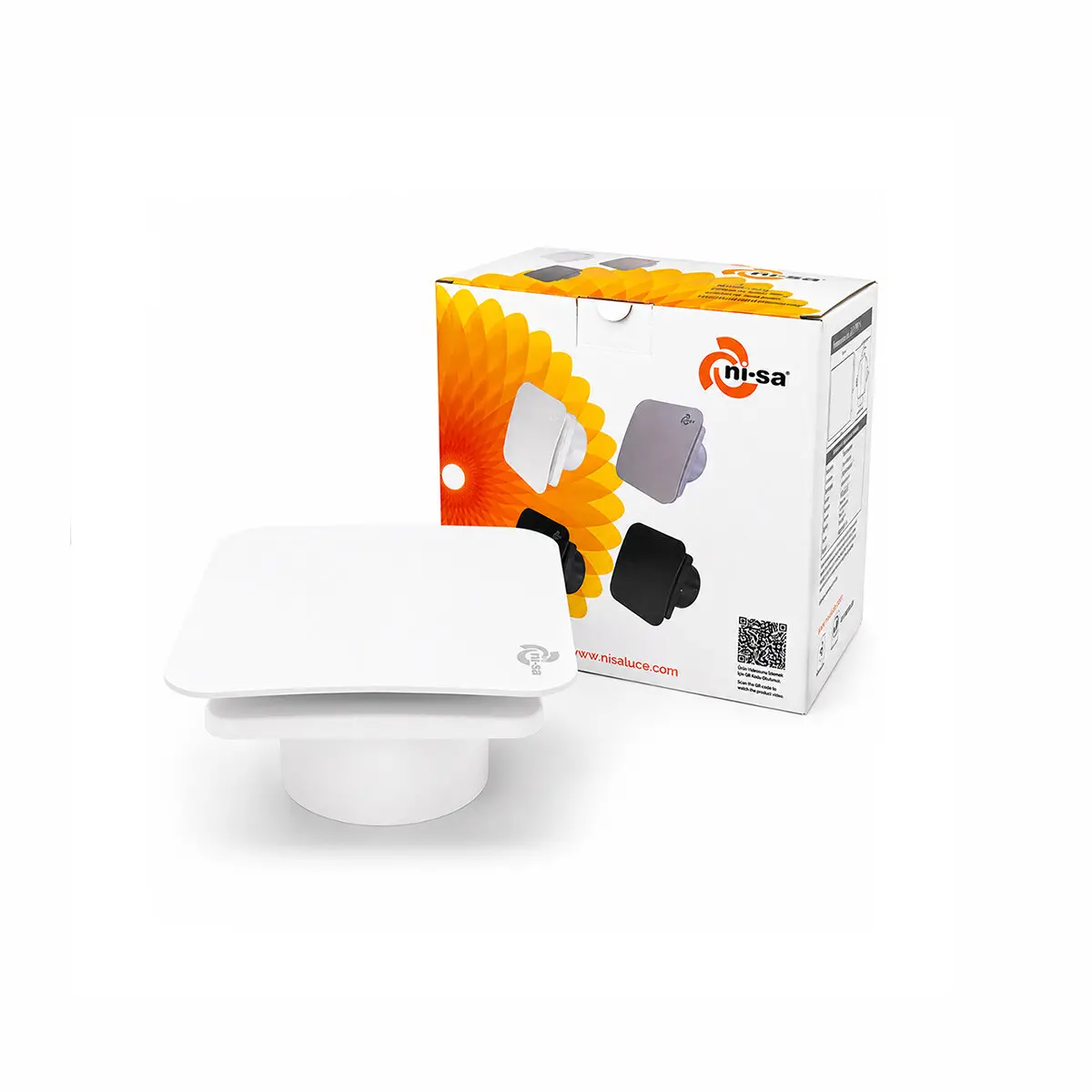 PLASTİK ASPİRATÖR 100 BEYAZ BANYO TUVALET HAVALANDIRMA ASPİRATÖRÜ 12W EBT-100SB (4745)