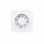 PLASTİK ASPİRATÖR 100 BEYAZ BANYO TUVALET HAVALANDIRMA ASPİRATÖRÜ 12W EBT-100SB (4745)-2