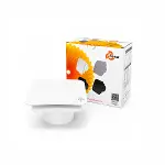 PLASTİK ASPİRATÖR 100 BEYAZ BANYO TUVALET HAVALANDIRMA ASPİRATÖRÜ 12W EBT-100SB (4745)-1