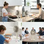 3 Kademeli Masaüstü Fan – Telefon Tutuculu Standlı Taşınabilir Mini Fan ZB161 (4745)-2