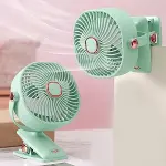 3 Kademeli Mandallı Masaüstü Fan – 360° Tam Tur Dönebilen Oynar Başlıklı Duvara Monte Edilebilen Mini Fan ZB113 (4745)-3