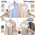 BUHARLI KIRIŞIKLIK GİDERİCİ DİK ÜTÜ 2 MOD 320ML SU KAPASİTE DK 26G BUHAR DOKUNMATİK EKRAN SSI-6634 (4745)-3