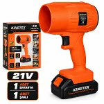 FÖN MODEL ŞARJLI HAVA ÜFLEYİCİ FAN KÖRÜK 21V - 220-240V TOZ-KAR-MANGAL ÜFLE - PET KURUT ÜFLEME KTX-3463 (4745)-1