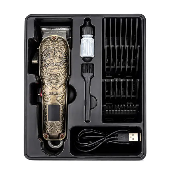 SAÇ SAKAL KESME TRAŞ MAKİNESİ USB - TYPE-C ŞARJLI - LED GÖSTERGE 3-7-9-12MM TARAK MR-7800 (4745)