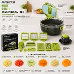 VEGETABLE CUTTER HAZNELİ 9IN1 ÇOK FONKSİYONLU SEBZE DİLİMLEYİCİ - KESİCİ - DOĞRAYICI SETİ DP-901 (4745)-4