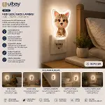 10 ADET KEDİ LEDLİ GECE LAMBASI GC-19 (4745)-2