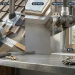 6 ADET 48MMX2MT SU SIZDIRMAZ FOLYO BANT ÇATI-CAM TAVAN-METAL YÜZEY-PENCERE - BORU VB. (4745)-2