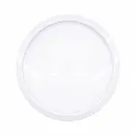 20W BEYAZ METAL KASA SIVA ÜSTÜ YUVARLAK LEDLİ GLOP ARMATÜR IP20 6500K - 1800Lm E1212/B (4745)-2