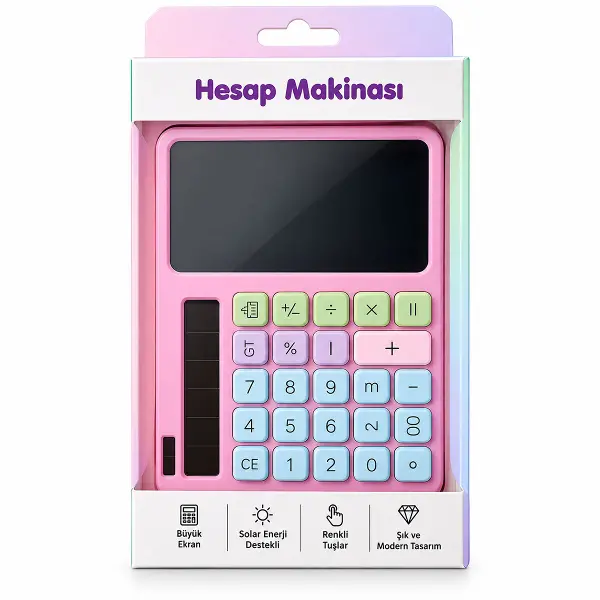 2IN1 PİLLİ HESAP MAKİNESİ - DİJİTAL ÇİZİM YAZI TABLET TAHTA KRD-8120 (4745)