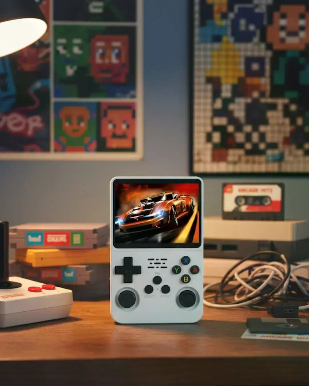 Klasik Oyun Konsolu 64 Bit İşlemci ve Çift Kart Girişi Özellikli
