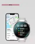 Akıllı Saat AMOLED Ekran Bluetooth Aramalı – Nabız, Uyku ve Spor Takipli-3