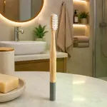 Ahşap - Bambu Gri Sap Diş Fırçası-2