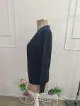 Kadın Uzun Kollu V Yakalı Triko Bluz-5