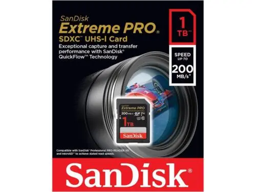 1TB SD KART 200Mb/s EXT PRO C10  SDSDXXD-1T00-GN4IN