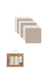 Bistyle 6'lı Müslin Mendil 20x20 cm 90106 Ekru Bej-1