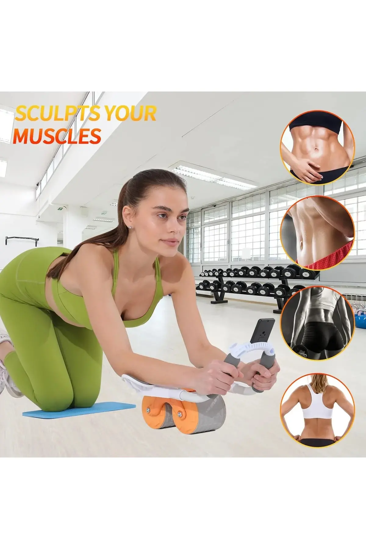 Ultimate Sup, Abs Tekerlekli Silindir, Abs Egzersizi, Silindirli Egzersiz, Fitness Ekipmanı