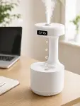 Anti Yerçeki Su Damlası Hava Nemlendirici 800 ml Ultrasonik Aroma Difüzör-2