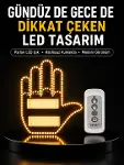 Araç İçin Eğlenceli LED El İşareti Işığı-1