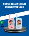 Çocuklar İçin Video Görüşmeli Walkie Talkie Uzun Mesafe İletişim-1