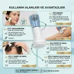 140 İğneli Serum Hazneli Dermaroller – 0-3 mm Ayarlı Dermaroller Mikro İğneli Saç, Cilt ve Vücut Bak-4