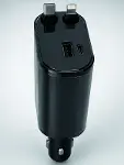 Araç Çakmaklık Şarj Cihazı 120W Type-C & Lightning Kablolu Çoklu Hızlı Şarj İstasyonu-4