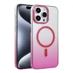 Apple İphone 14 Pro Max Glossy Magsafe Kapak - Pembe-1