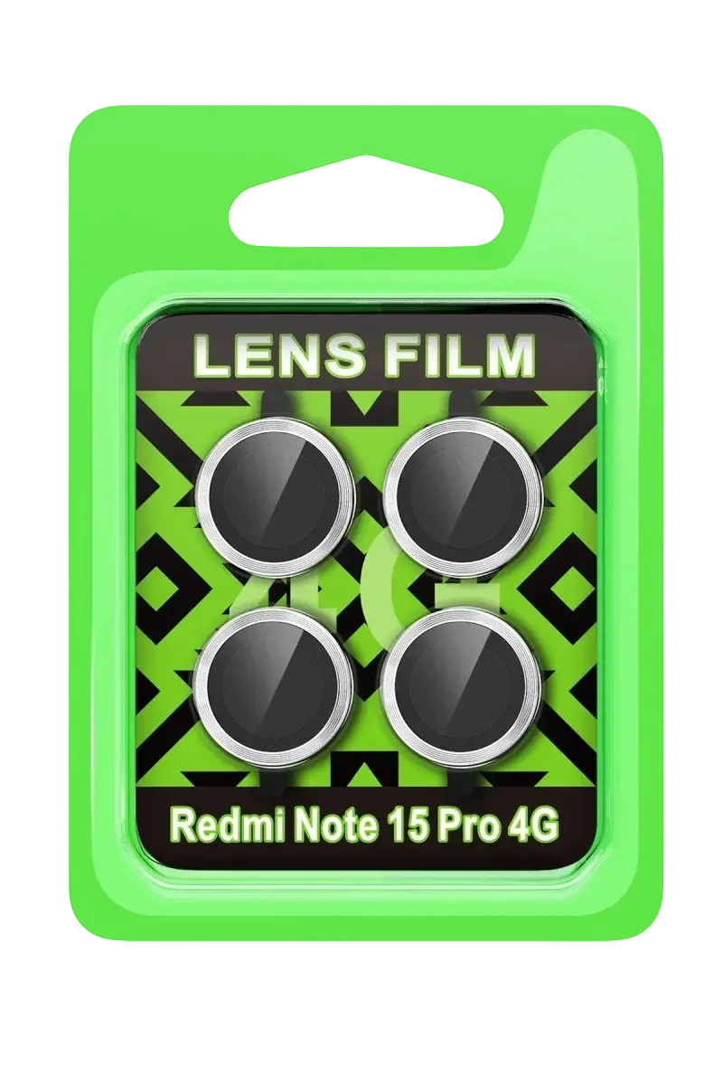 Xiao Red Note 15 Pro 4G Raze Metal Kamera Lens - Gümüş