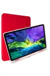 Samsung Galaxy P610 Tab S6 Lite 10.4 Kılıf Kalemlikli Mars Tablet Kılıfı - Kırmızı-1