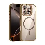 Joko Apple İphone 16 Pro Rem Lensli Magsafe Standlı Kapak - Kahverengi-1