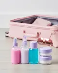 5 Parça Şeffaf Seyahat Kozmetik Seti 30 ml-1