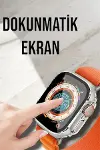 Bluetooth Bağlantılı 49MM Dokunmatik Akıllı Saat Sağlık ve Spor Takip Özellikli-1