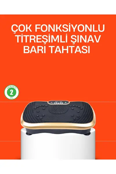 Vücut Şekillendirmeye Yardımcı Titreşimli Spor Platformu