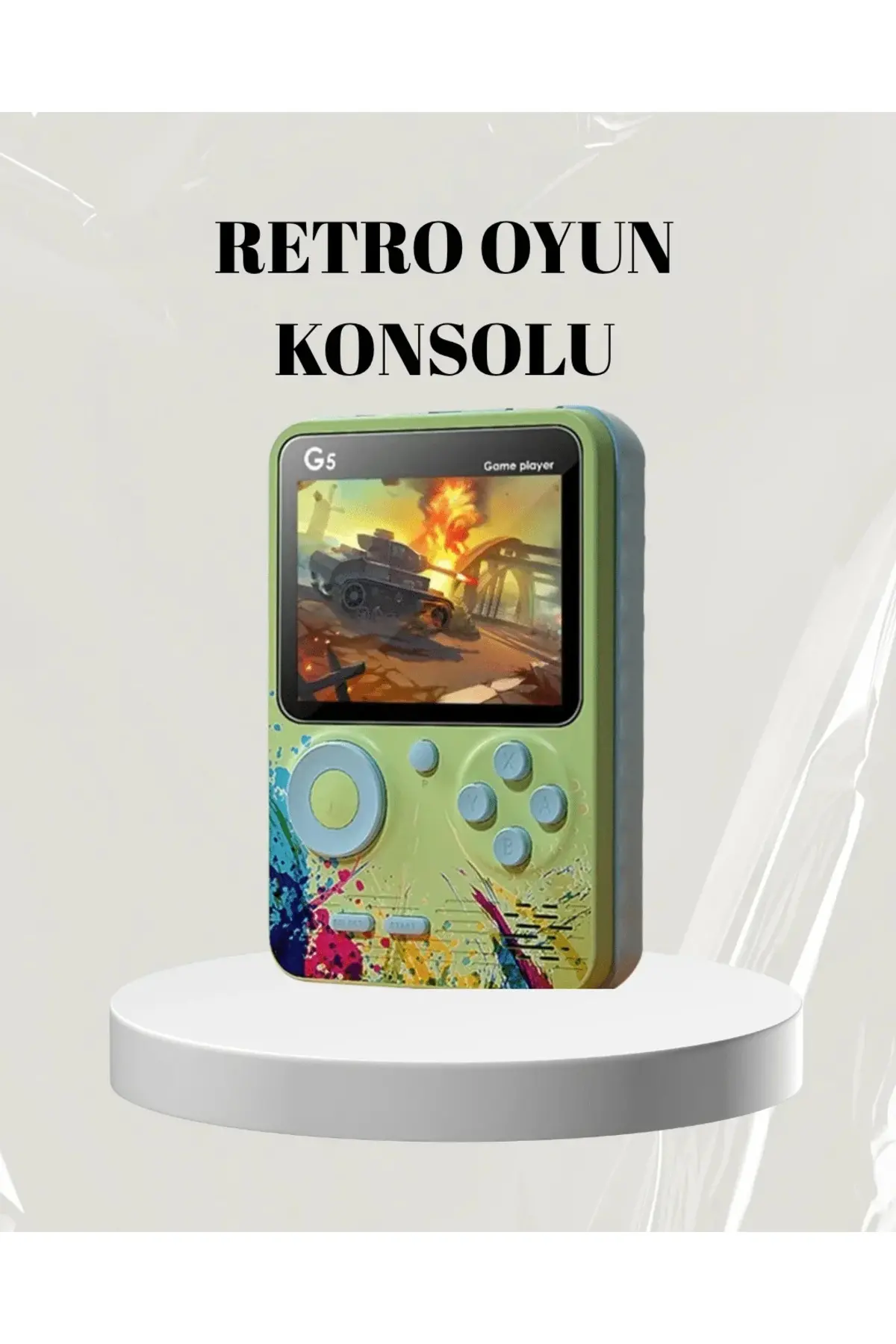 3 İnç Renkli Ekranlı Taşınabilir El Konsolu – G5 Modeli
