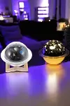 Hava Nemlendirici Masa ve Gece Lambası USB Projeksiyon Aromaterapi-1