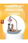 Romantik Çift Figürlü Gece Lambası Sandal Model Sevgiliye Özel Hediye-1