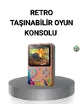 Retro Taşınabilir Oyun Konsolu 500 Klasik Oyunlu, 3.0 İnç Renkli Ekran-1