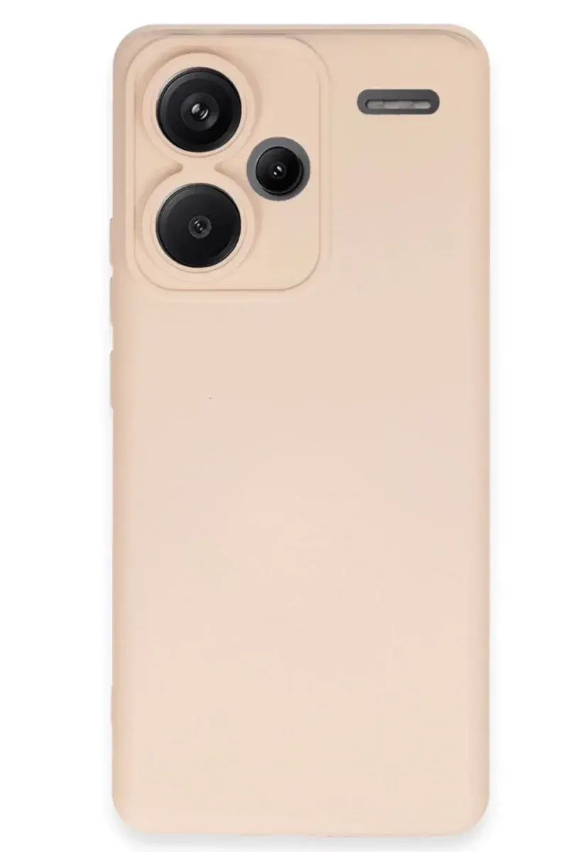 Xiao Red Note 13 Pro Plus Kılıf Nano içi Kadife Silikon - Pudra