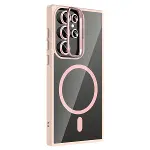 Joko Samsung Galaxy S24 Ultra Rem Lensli Magsafe Standlı Kapak - Pembe-2