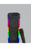 Ev ve Dış Mekan Kullanımına Uygun RGB Işıklı Hoparlör-4