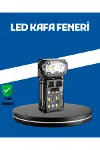 Şarjlı LED Kafa Lambası Manyetik Klipsli El Sensörlü Çok Fonksiyonlu-1