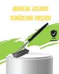 Mangal Izgara Tezleme Fırçası Paslanmaz Çelik Telli Uzun Saplı-1