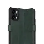 Oppo Reno 14 Trend S Plus Kapaklı Kılıf - Yeşil-2