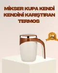 USB Şarjlı Manyetik Karıştırıcı Kupa – Otomatik Kahve Karıştırma Bardağı-1