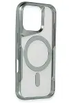 Apple iPhone 16 Pro Max Kılıf Boyi Magsafe Silikon Kapak - Derin Mor-2