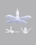 Katlanabilir 4 Kollu LED Ampül 60 Watt 6000 Lumen Beyaz Işık-2