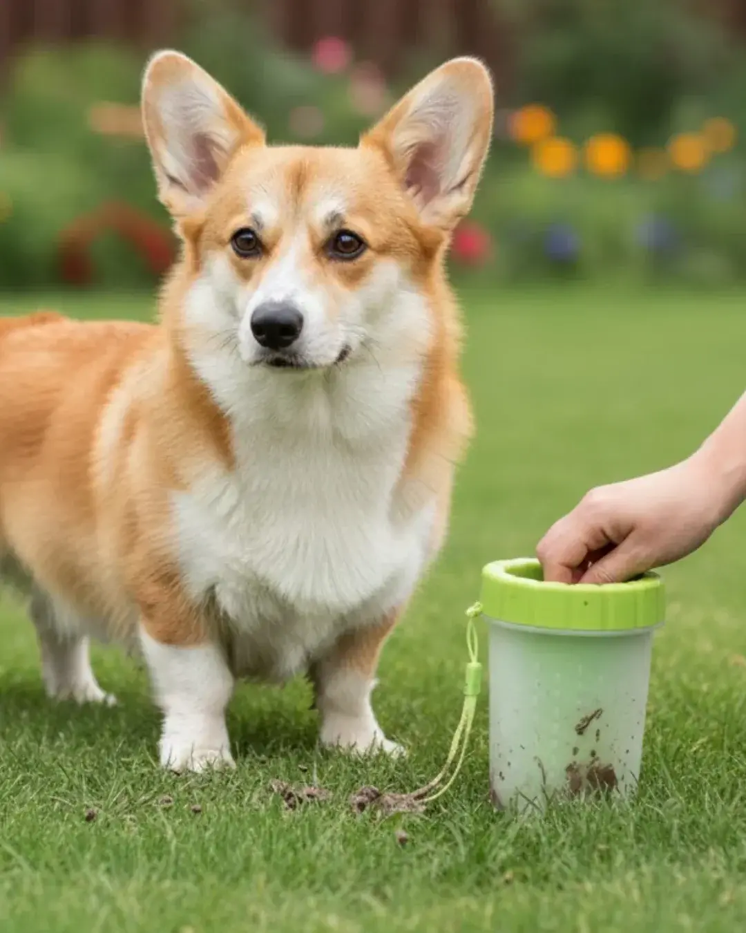 Silikon Kıllı Köpek Pati Tezleme Kabı Orta Büyük Irklar İçin Taşınabilir